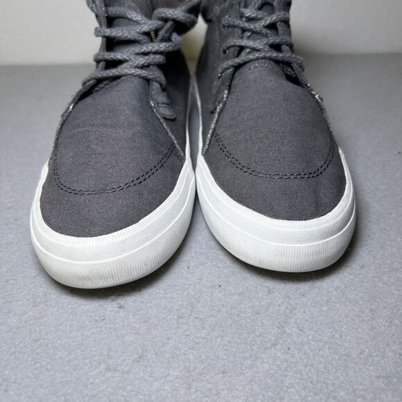 Sperry Crest Knoll  High Top Sneaker Chukka Womens 7.5 Canvas Gray Lace Up - Picture 7 of 13